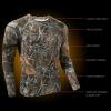 imageBASSDASH Mens Lightweight Thermal Base Layer Shirt Underwear Top Warm Ultra Soft Quick Dry