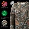 imageBASSDASH Mens Lightweight Thermal Base Layer Shirt Underwear Top Warm Ultra Soft Quick Dry