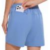 imageBASSDASH Womens 5 Fishing Hiking Quick Dry Cargo Shorts with Zipper Pockets UPF 50 Water Resistant Summer Casual ShortsBlue