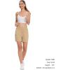 imageBASSDASH Womens 5 Fishing Hiking Quick Dry Cargo Shorts with Zipper Pockets UPF 50 Water Resistant Summer Casual ShortsKhaki