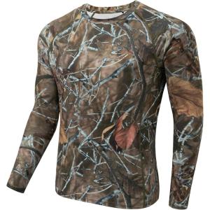 imageBASSDASH Mens Lightweight Thermal Base Layer Shirt Underwear Top Warm Ultra Soft Quick Dry