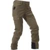 imageBASSDASH Walker Mens Waterproof Breathable Hunting Pants with Silent Outer Fabric for Fishing Turkey UplandKhaki Green