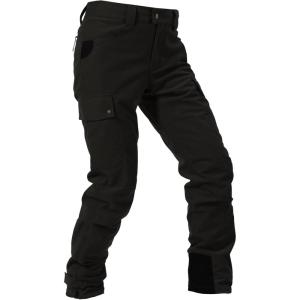imageBASSDASH Walker Mens Waterproof Breathable Hunting Pants with Silent Outer Fabric for Fishing Turkey UplandBlack