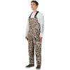 imageBASSDASH Mens Waterproof Fishing Bibs Stain Resistant Rain Pants Adjustable Lightweight PuCoated Workwear OverallsDried Reeds