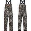 imageBASSDASH Mens Waterproof Fishing Bibs Stain Resistant Rain Pants Adjustable Lightweight PuCoated Workwear OverallsGrunge Camo