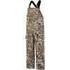 imageBASSDASH Mens Waterproof Fishing Bibs Stain Resistant Rain Pants Adjustable Lightweight PuCoated Workwear OverallsDried Reeds