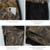 imageBASSDASH Splice Mens Waterproof Breathable Hunting Fishing PantsAutumn ForestBlack