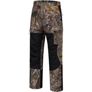 imageBASSDASH Splice Mens Waterproof Breathable Hunting Fishing PantsAutumn ForestBlack