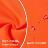 imageBASSDASH Blaze Orange Hunting Safety Vest Unisex Highly Visible All Season Waterresistant Lightweight FV18Blaze Orange