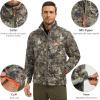 imageBASSDASH Mens Puffy Down Jacket 700FP Packable Water Resistant Puffer Insulated Warm Coat for Hunting Fishing Hiking FS49MGrunge Camo