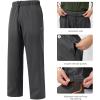 imageBASSDASH Mens Rain Suit Waterproof Breathable Durable Fishing Rain Gear Packable for Hunting Hiking Running Cycling FW12Dark Grey