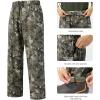 imageBASSDASH Mens Rain Suit Waterproof Breathable Durable Fishing Rain Gear Packable for Hunting Hiking Running Cycling FW12Grunge Camo