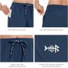imageBASSDASH Womens 5 Fishing Shorts UPF 50 Water Resistant Quick Dry Athletic Hiking Shorts with Pockets FP05WDeep Navy Blue