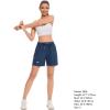 imageBASSDASH Womens 5 Fishing Shorts UPF 50 Water Resistant Quick Dry Athletic Hiking Shorts with Pockets FP05WDeep Navy Blue