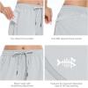 imageBASSDASH Womens 5 Fishing Shorts UPF 50 Water Resistant Quick Dry Athletic Hiking Shorts with Pockets FP05WLight Grey
