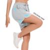 imageBASSDASH Womens 5 Fishing Shorts UPF 50 Water Resistant Quick Dry Athletic Hiking Shorts with Pockets FP05WLight Grey