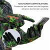 imageBASSDASH Camo Hunting Gloves Touchscreen Lightweight Glove for Warm Weather Turkey Fishing Outdoor Activities HG08Green Leaf