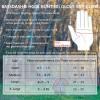 imageBASSDASH Camo Hunting Gloves Touchscreen Lightweight Glove for Warm Weather Turkey Fishing Outdoor Activities HG08Green Leaf