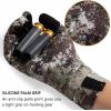 imageBASSDASH Camo Hunting Gloves Touchscreen Lightweight Glove for Warm Weather Turkey Fishing Outdoor Activities HG08Grunge Camo