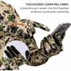 imageBASSDASH Camo Hunting Gloves Touchscreen Lightweight Glove for Warm Weather Turkey Fishing Outdoor Activities HG08Highland