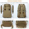 imageBASSDASH Hunting Backpack with Detachable Sub Bag ampamp Bow Rifle Holder Rain Cover Water Resistant Camo Pack HP02Autumn Forest