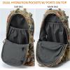 imageBASSDASH Hunting Backpack with Detachable Sub Bag ampamp Bow Rifle Holder Rain Cover Water Resistant Camo Pack HP02Autumn Forest