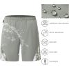 imageBASSDASH Mens 7 Fishing Shorts UPF 50 Lightweight Water Resistant Quick Dry for Hiking with Zipper Pocket FP06MAsh GreyAsh Green Camo