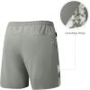 imageBASSDASH Mens 7 Fishing Shorts UPF 50 Lightweight Water Resistant Quick Dry for Hiking with Zipper Pocket FP06MAsh GreyAsh Green Camo