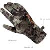 imageBASSDASH Unisex Fleece Liner Lightweight Camo Hunting Gloves Touchscreen Warm Gloves for Fishing Photography HG07Grunge Camo