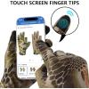 imageBASSDASH Unisex Fleece Liner Lightweight Camo Hunting Gloves Touchscreen Warm Gloves for Fishing Photography HG07Highland 