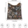 imageBASSDASH Unisex Winter Neck Gaiter Warmer Insulated Fleece Hunting Face Mask Water Resistant for Fishing Hiking SkiingAutumn Forest
