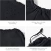 imageBASSDASH Unisex Winter Neck Gaiter Warmer Insulated Fleece Hunting Face Mask Water Resistant for Fishing Hiking SkiingBlack