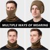 imageBASSDASH Unisex Winter Neck Gaiter Warmer Insulated Fleece Hunting Face Mask Water Resistant for Fishing Hiking SkiingBrown
