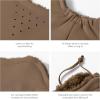 imageBASSDASH Unisex Winter Neck Gaiter Warmer Insulated Fleece Hunting Face Mask Water Resistant for Fishing Hiking SkiingBrown