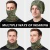 imageBASSDASH Unisex Winter Neck Gaiter Warmer Insulated Fleece Hunting Face Mask Water Resistant for Fishing Hiking SkiingMossy Wood