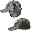 imageBASSDASH Warm Fleece Lined Hat with Ear Flap Winter Water Resistant Windproof Baseball Sports Cap for Hunting Hiking FishingGrunge Camo