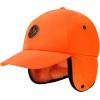 imageBASSDASH Warm Fleece Lined Hat with Ear Flap Winter Water Resistant Windproof Baseball Sports Cap for Hunting Hiking FishingOrange
