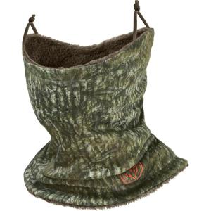imageBASSDASH Unisex Winter Neck Gaiter Warmer Insulated Fleece Hunting Face Mask Water Resistant for Fishing Hiking SkiingMossy Wood