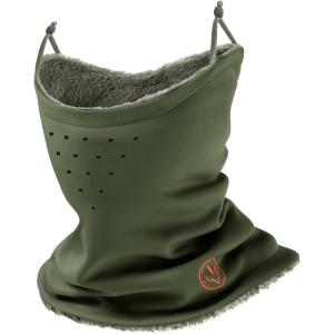 imageBASSDASH Unisex Winter Neck Gaiter Warmer Insulated Fleece Hunting Face Mask Water Resistant for Fishing Hiking SkiingOlive Green