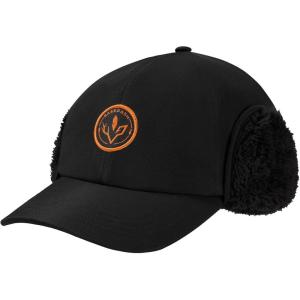 imageBASSDASH Warm Fleece Lined Hat with Ear Flap Winter Water Resistant Windproof Baseball Sports Cap for Hunting Hiking FishingBlack