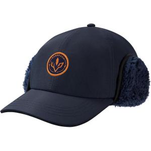 imageBASSDASH Warm Fleece Lined Hat with Ear Flap Winter Water Resistant Windproof Baseball Sports Cap for Hunting Hiking FishingNavy Blue