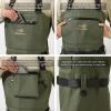 imageBASSDASH Mens PVC Chest Wader Ripstop High Strength Boot Foot Waders for Fly Fishing Hunting FW13