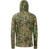 imageBASSDASH UPF 50 Mens Hunting Shirts with Mask Long Sleeve Camo Fishing HoodieOpen Terrain 