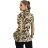 imageBASSDASH Womens UPF 50 Camo Hunting Hoodie with Neck Gaiter Breathable Performance Long Sleeve Fishing Hooded Tee FS03WHighland