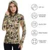 imageBASSDASH Womens UPF 50 Camo Hunting Hoodie with Neck Gaiter Breathable Performance Long Sleeve Fishing Hooded Tee FS03WHighland
