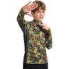 imageBASSDASH Youth UPF 50 Camo Hunting Hoodie Shirt with Neck Gaiter Quick Dry Long Sleeve Hooded Tee for Fishing Hiking FS02YOpen Terrain