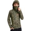 imageBASSDASH Youth UPF 50 Camo Hunting Hoodie Shirt with Neck Gaiter Quick Dry Long Sleeve Hooded Tee for Fishing Hiking FS02YMoss Wood