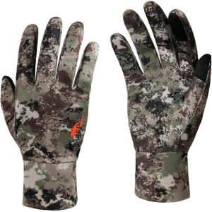 imageBASSDASH Winter Fleece Hunting Gloves Anti Slip Touchscreen Water Resistant Glove for Cold Weather Fishing Hiking HG09Grunge Camo