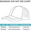 imageBASSDASH UPF 50 Quick Dry Baseball Cap Water Resistant Laser Cut Mesh Snapback Hat for Men Women Fishing Hiking FH14Blaze Orange