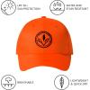 imageBASSDASH UPF 50 Quick Dry Baseball Cap Water Resistant Laser Cut Mesh Snapback Hat for Men Women Fishing Hiking FH14Blaze Orange